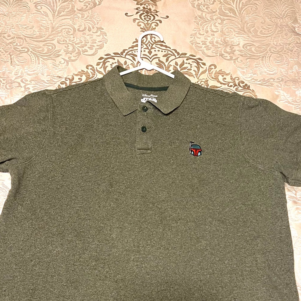 Disney Parks Boba Fett Polo shirt size Large